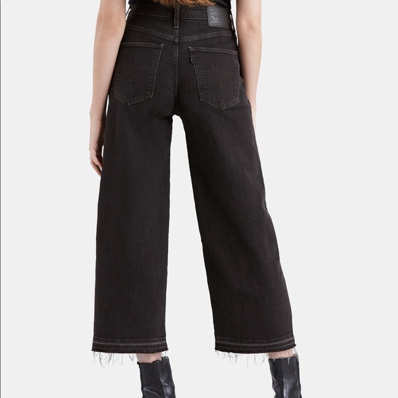 levi's mile high cropped wide leg